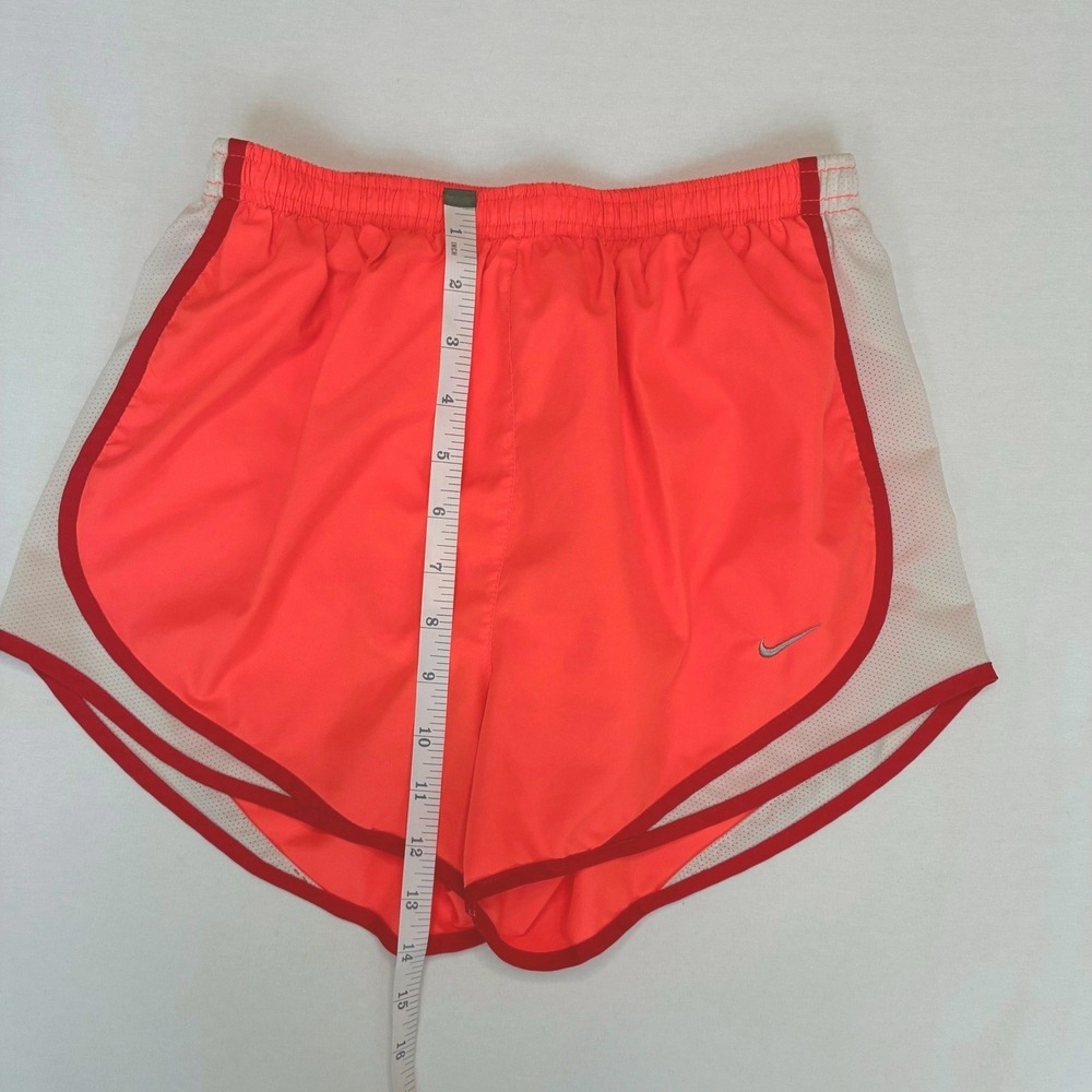 Nike Dri-FIT Tempo Running Shorts Orange Women's Size Small 3 Inch Inseam - Picture 9 of 11